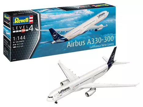 German Level Airbus Lufthansa New Livery Plastic Model 03816 1/144 A330-300