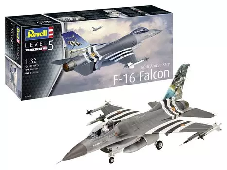 German Level American Fighting Falcon 50th Anniversary Plastic Model 03802 1/32 F-16