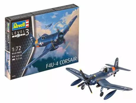 German level Corsair plastic model 1/72 F4U-4