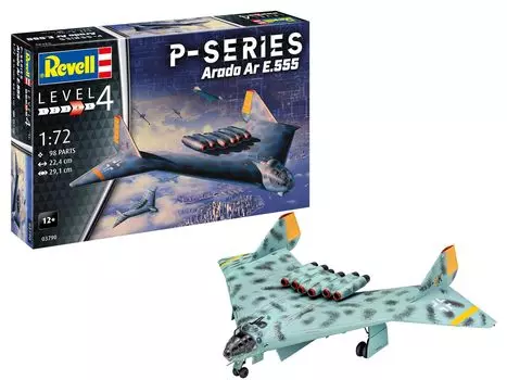 German Level German Arado Jet Bomber P Series Plastic Model 03790 1/72 Ar.555