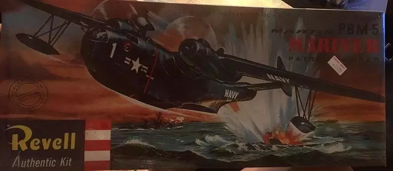 German Level Martin Mariner 00006 Plastic Model 1/118 PBM-5