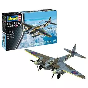 German Level Royal Air Force Mosquito Bomber Plastic Model 03923 1/48 Mk.4