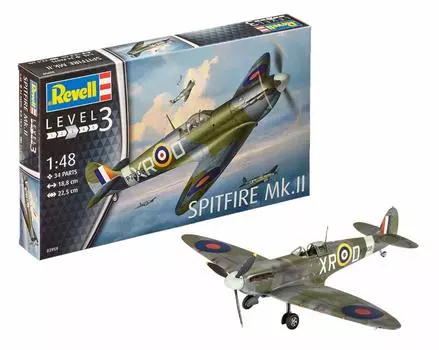 German level Spitfire plastic model 1/48 MK.II