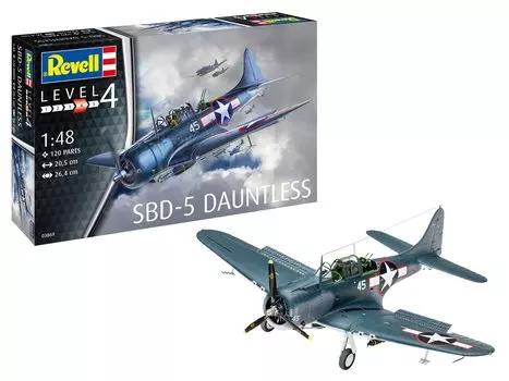German Level US Navy Dauntless Plastic Model 03869 1/48 SBD-5