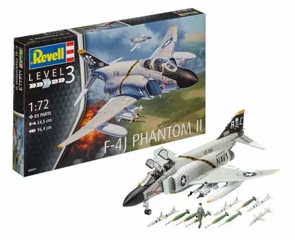 German Level US Navy Phantom US Navy Plastic Model 03941 1/72 F-4J