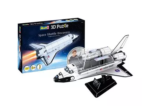 German Revell 3D Puzzle Space Shuttle Discovery Papercraft 00251 (Revell)