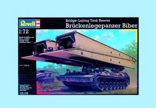 German Revell Biber Tank 03135 Plastic Model 1/72 Leopold-class Bridge-Building