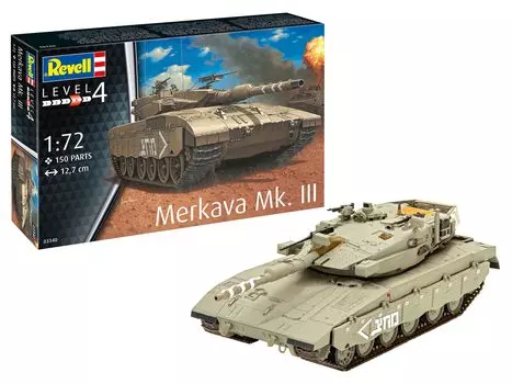 German Revell Israeli Army Merkava Plastic Model 03340 (Revell) 1/72 Mk.III