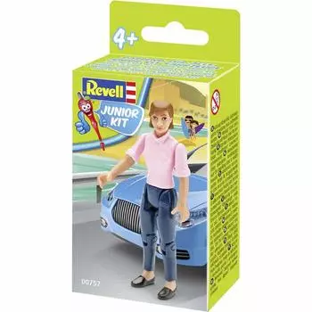 German Revell Junior Kit Series Female Figure Color Coded Plastic Model 00757 (Revell) 1/20