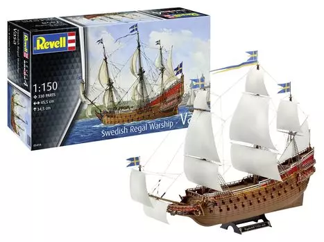 German Revell scale sailing ship VASA R05414 plastic model 1/150