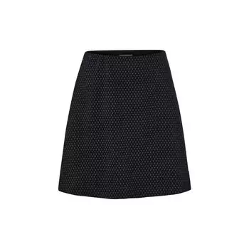 German Single Women Knitted Half-Length Autumn and Winter A- line Skirt Black Skirt 40/42(M)