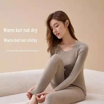 German Women s Cashmere Tencel Thermal Tops - Slim, Thick, and Warm for Autumn/Winter top, XL (115-135 catties) чёрный