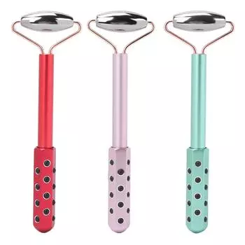 Германиевые гранулы, косметический роликовый массажер для лица, Терагерцовый камень, массажный инструмент для лица Green