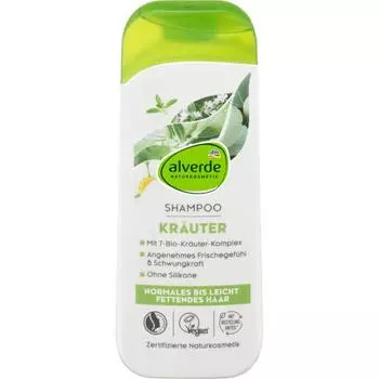 Германия DM Alverde Alverde Органический шампунь 7 трав 200 мл