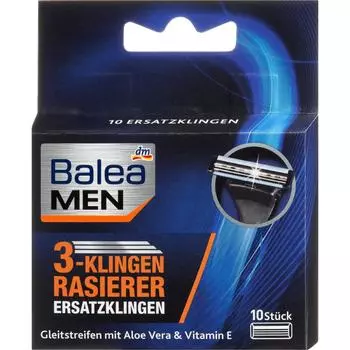 Германия DM Balea тройные сменные бритвенные лезвия (Мужчины), 10Ст