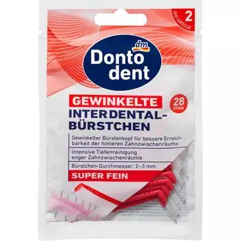 Германия DM Dontodent межзубной ершик Покупной ISO 2 28 шт.