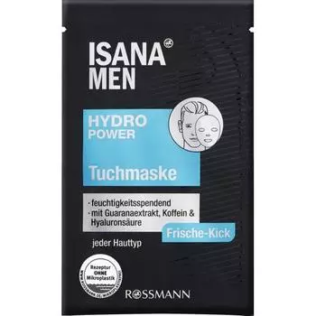 Германия Rothman ISANA Men Hydro Power Sheet Mask 1St