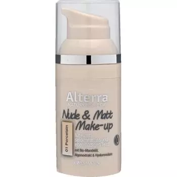 Германия Rothmann Alterra Alterra Nude Matte Makeup 01 Porcelain 30 мл