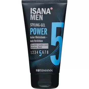 Германия Rothmann ISANA Men Power 5 гель для укладки волос 150 мл