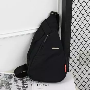 Germany 2025 New Chest Bag Blazer Travel Commuter Shoulder Bag Men s and Women s Large Capacity Shoulder Bag Shoulder Small Backpack Black [width 34 high 14 thick 19cm]]