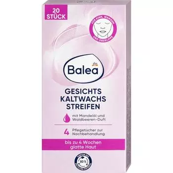 Germany DM Balea Balea Cold Wax Face Hair Removal Strips 20 pieces
