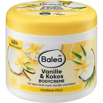 Germany DM Balea Body Cream Vanilla & Coconut 500ml