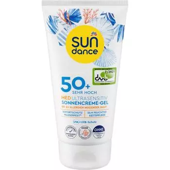 Germany DM SUNDANCE Sundance Sensitive Sun Cream Gel LSF 50+ 150ml