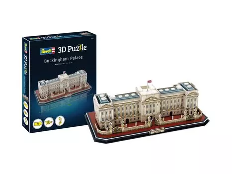 Germany Level 3D Puzzle Buckingham Palace Paper Craft 00122 Molding Color
