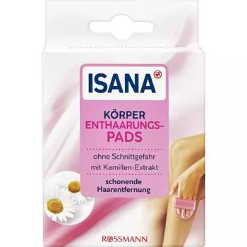 Germany Rothman ISANA 6 body hair removal pads
