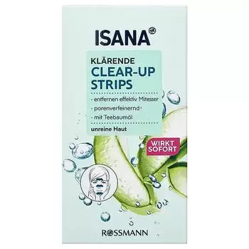 Germany Rothman ISANA Clear-Up Pore Strips (3 packs)