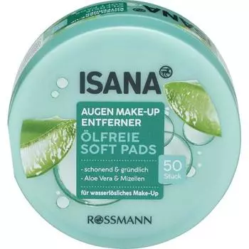 Germany Rothman ISANA Eye Makeup Remover Pads 50 pieces