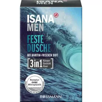 Germany Rothman ISANA ISANA Men 3in1 Shower Soap 100g