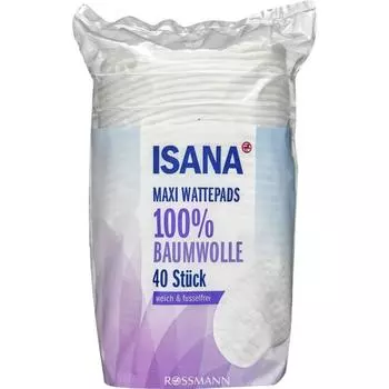 Germany Rothman ISANA Maxi cotton pad 100% cotton 40st