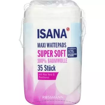 Germany Rothman ISANA Maxi cotton pad cotton super soft 35st