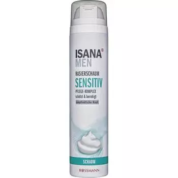 Germany Rothman ISANA Men Shaving Foam Sensitive 300ml