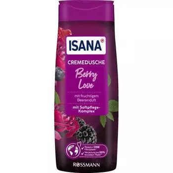 Germany Rothman ISANA Shower Cream Berry Love 300ml