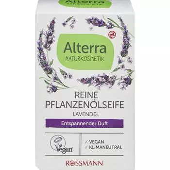Germany Rothmann Alterra Alterra Pure Vegetable Oil Soap Lavender 100g