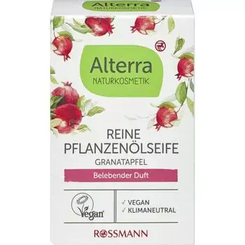 Germany Rothmann Alterra Alterra Pure Vegetable Oil Soap Pomegranate 100g