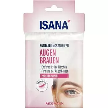Germany Rothmann ISANA eyebrow hair removal strips 20 packs 10g