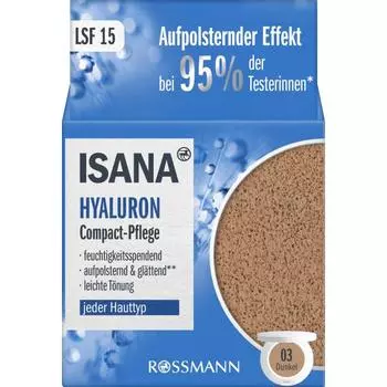 Germany Rothmann ISANA Hyaluronic Compact Care 03 Dark 15g