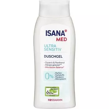 Germany Rothmann ISANA Isanamed Shower Gel Ultra Sensitive 250 ml