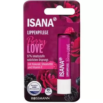 Germany Rothmann ISANA Lip Care Berry Love 4.8g