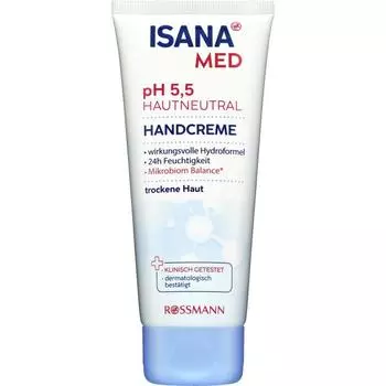 Germany Rothmann Isana MED Hand Cream pH 5.5 Skin Neutral 100ml