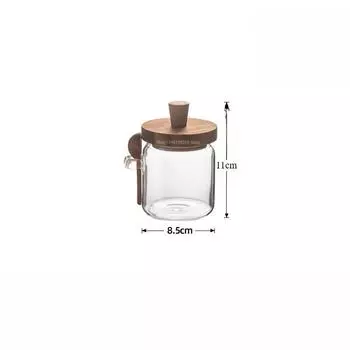 Герметичная банка для кофейных зерен, банка для сахара, бытовая банка для белого сахара, влагостойкая банка, бутылка из высокоборосиликатного стекла, пищевой контейнер для хранения чая