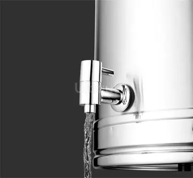 Герметичная бочка из нержавеющей стали с краном для транспортировки. Бак для пищевого масла. Арахисовое молоко. Чай. Герметичная емкость для вина. Пивоварение. Ферментация.