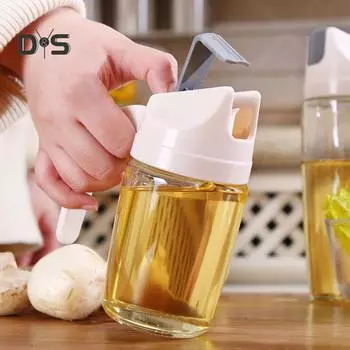 Герметичная бутылка-дозатор оливкового масла для уксуса, автоматическая банка для хранения крышек 300ml* белый