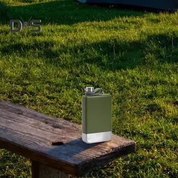 Герметичная фляжка на 9 унций с завинчивающейся крышкой 304 Tour Фляга для виски и вина для путешествий чёрный