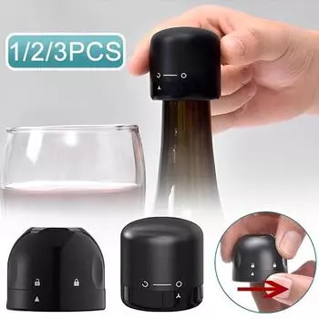 Герметичная конструкция Герметичная пробка для бутылки вина Многоразовые вакуумные пробки для вина Роторные пробки для вакуумного насоса для шампанского для красного вина Мини-крышка для бутылок Уплотнитель для вина Red Wine Corks