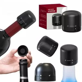 Герметичная крышка для бутылки Домашнее пивоварение и виноделие Барная утварь Коктейльные принадлежности Барные аксессуары Набор пробок для бутылок Вакуумный шейкер для пробок