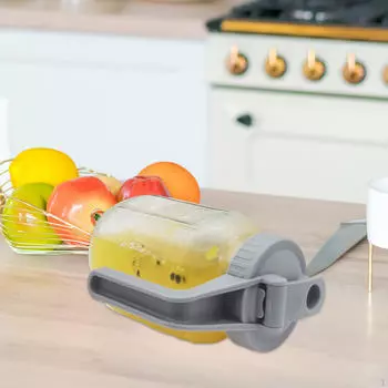 Герметичная крышка носика, крышки консервных банок для хранения, кувшин для банок, многоразовый серый